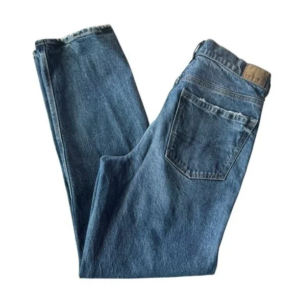 American Eagle Super High Rise Straight Women's Sz 6 Denim Jeans - Picture 12 of 12